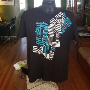 Black oversized tee shirt